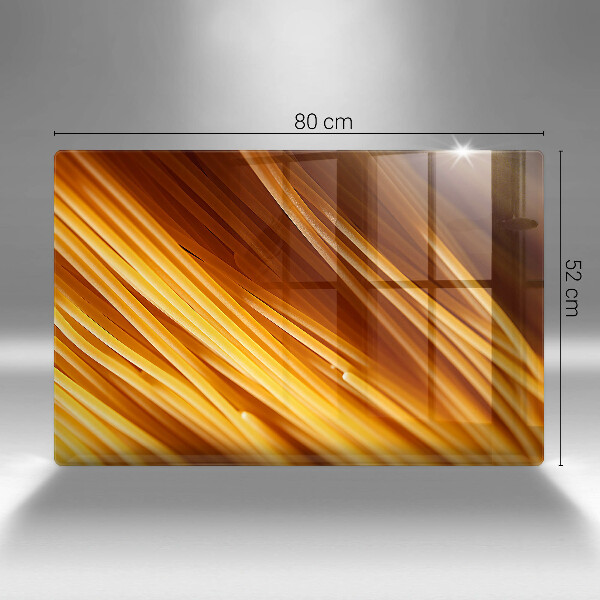 Szklana deska do kuchni Makaron Spaghetti