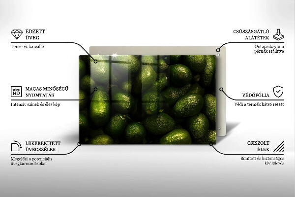 Deska do kuchni Owoce awokado