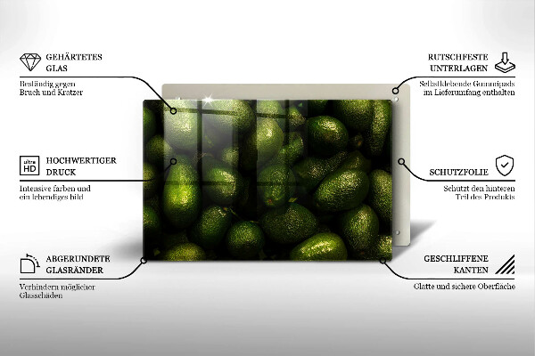 Deska do kuchni Owoce awokado