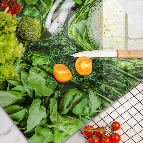 Deska do kuchni Zielone warzywa