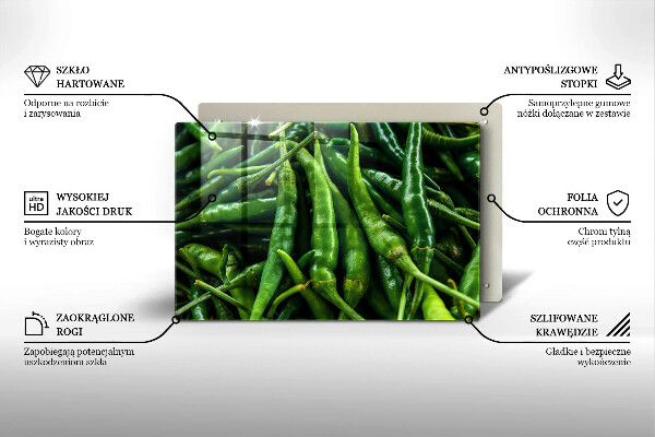 Deska do kuchni Strączki groszek
