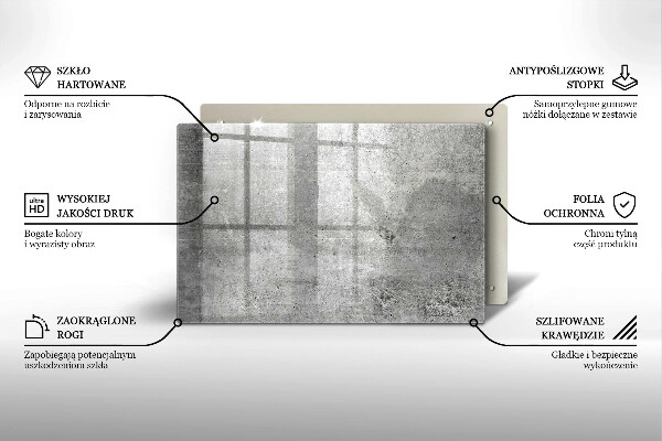 Deska do kuchni Tekstura beton