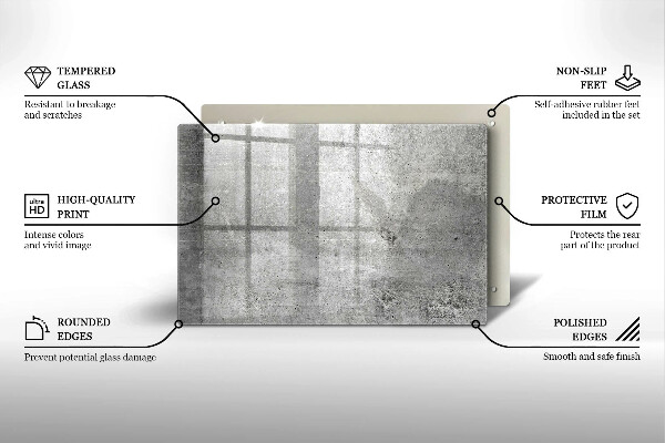 Deska do kuchni Tekstura beton