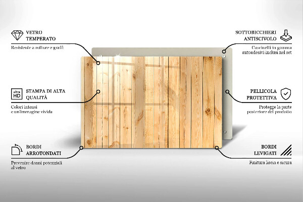 Deska do kuchni Delikatne drewniane deski