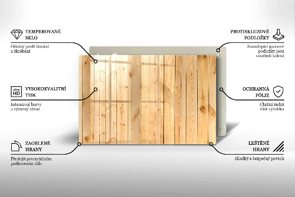Deska do kuchni Delikatne drewniane deski