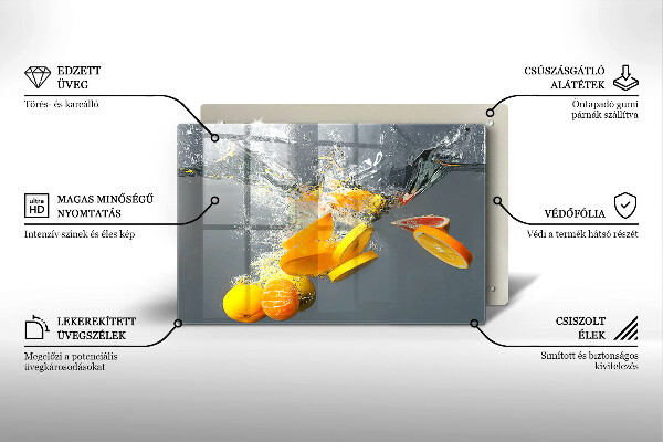 Deska do kuchni Cytryny w wodzie