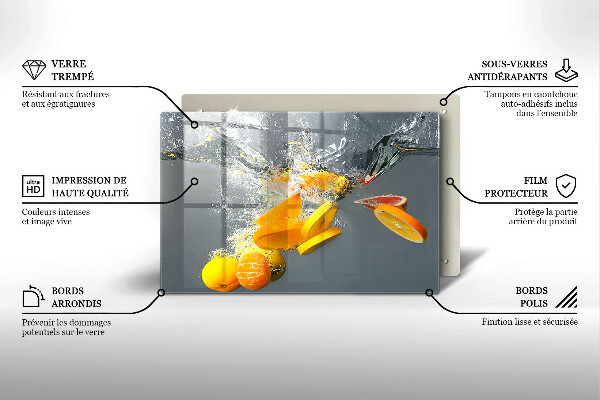 Deska do kuchni Cytryny w wodzie