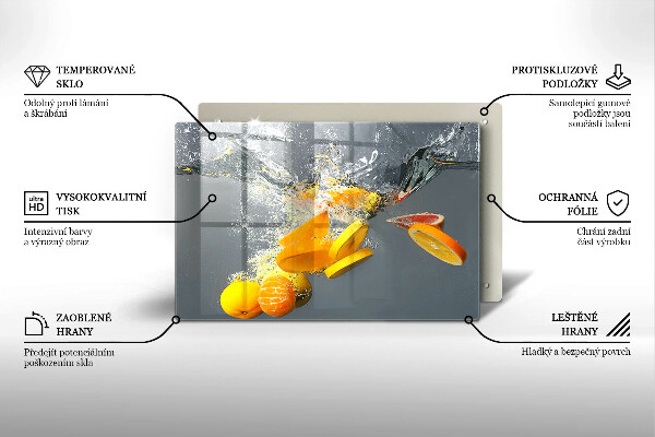 Deska do kuchni Cytryny w wodzie