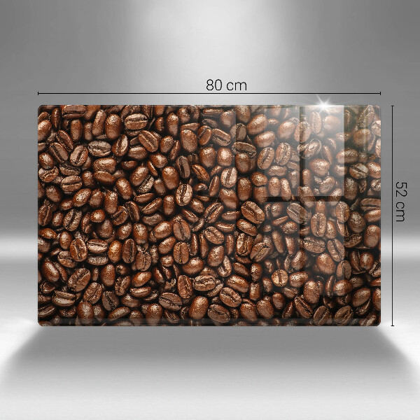 Szklana deska do kuchni Ziarna kawy