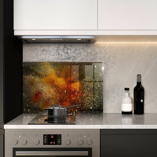 Szklana deska do kuchni Kolorowe przyprawy