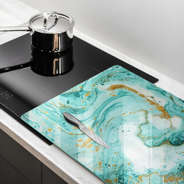 Deska do kuchni Błękitna abstrakcja