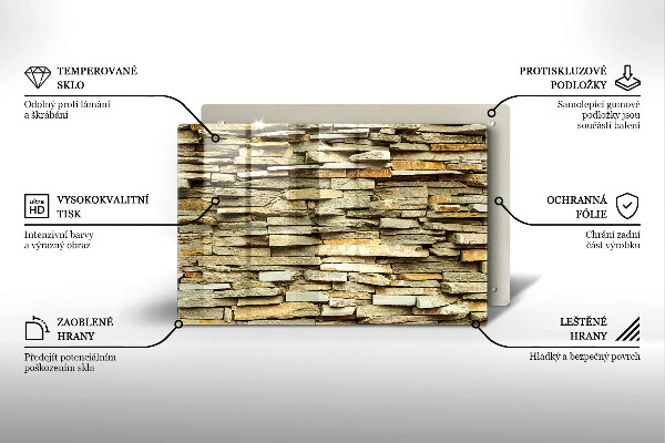 Deska do kuchni Ozdobne kamienie
