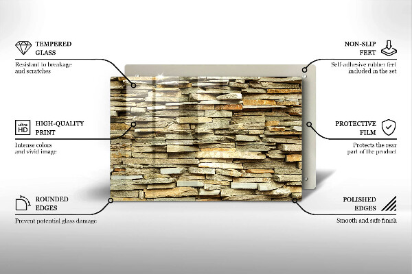 Deska do kuchni Ozdobne kamienie