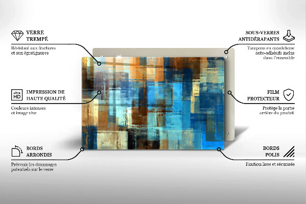 Deska do kuchni Malowane tło