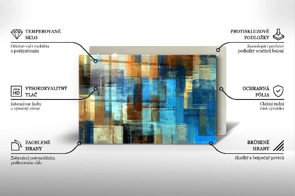 Deska do kuchni Malowane tło