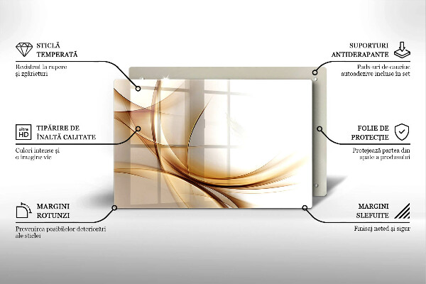 Deska do kuchni Abstrakcja kształty