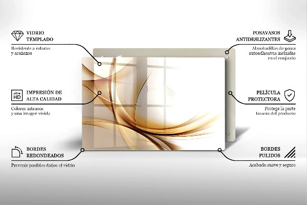 Deska do kuchni Abstrakcja kształty