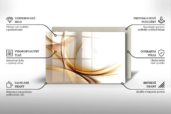 Deska do kuchni Abstrakcja kształty