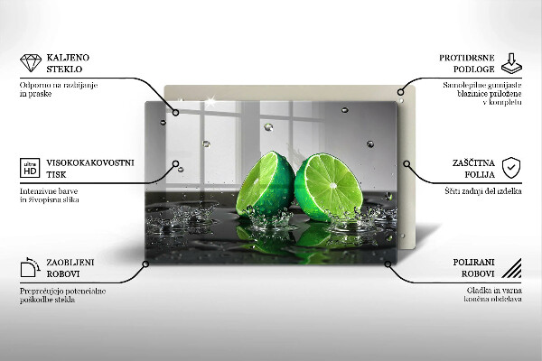 Deska do kuchni Soczyste limonki i woda