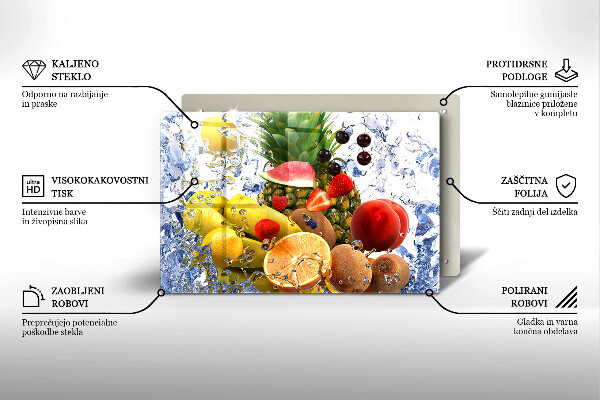 Deska do kuchni Soczyste owoce i woda