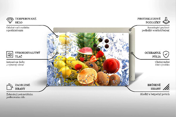 Deska do kuchni Soczyste owoce i woda