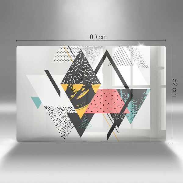 Deska do kuchni Abstrakcja trójkąty