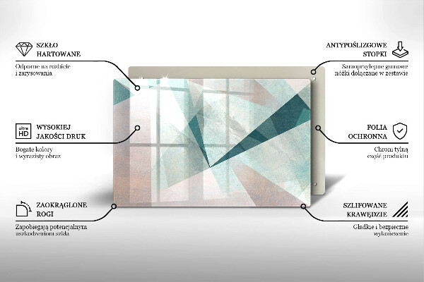 Deska do kuchni Ostra abstrakcja