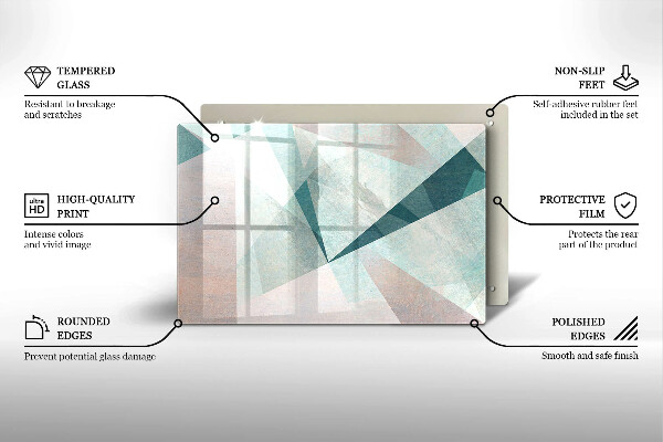 Deska do kuchni Ostra abstrakcja