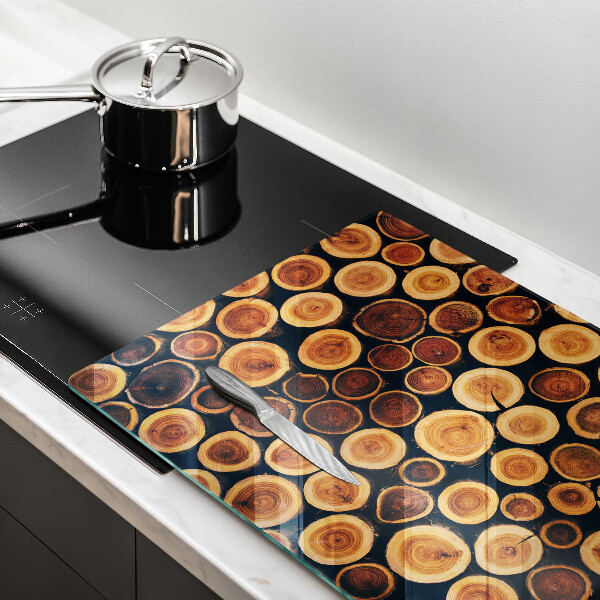 Deska do kuchni Drewniane pieńki drzew