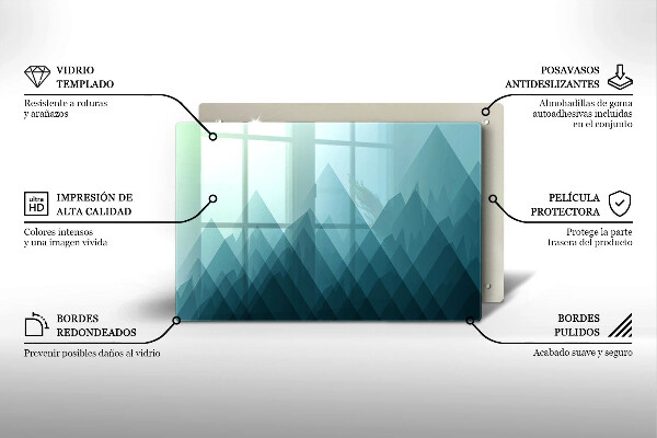 Deska do kuchni Abstrakcyjne góry