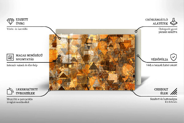 Deska do kuchni Wzór figury geometryczne