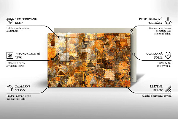 Deska do kuchni Wzór figury geometryczne