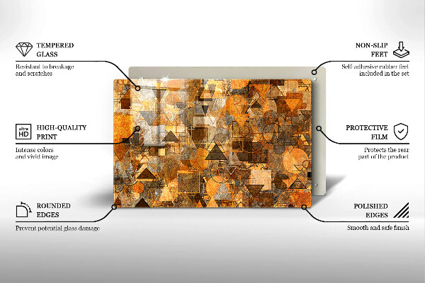 Deska do kuchni Wzór figury geometryczne