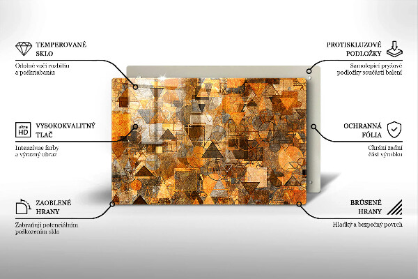 Deska do kuchni Wzór figury geometryczne