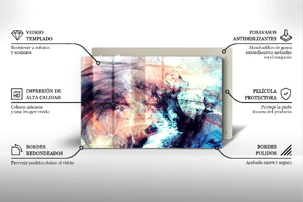 Deska do kuchni Malowana abstrakcja