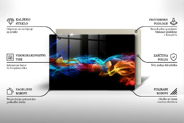 Deska do kuchni Kolorowy dym