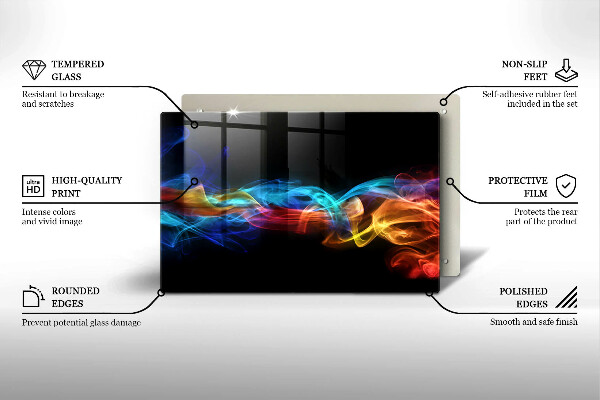 Deska do kuchni Kolorowy dym