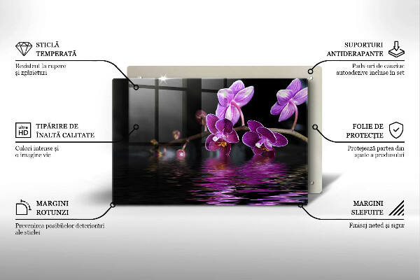 Deska do kuchni Orchidea woda zen