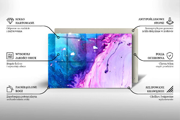 Deska do kuchni Abstrakcja tusze