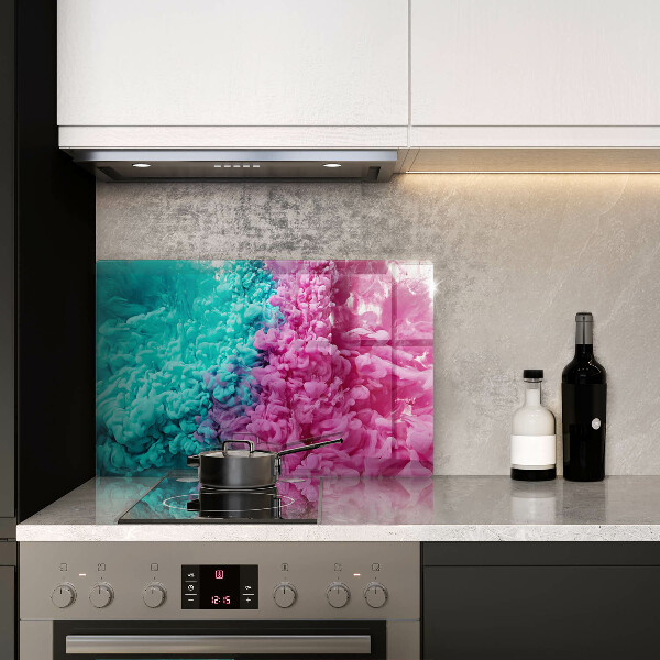 Deska do kuchni Turkusowo-różowy dym