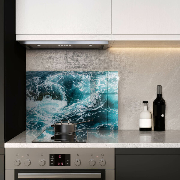 Deska do kuchni Spieniona fale wody