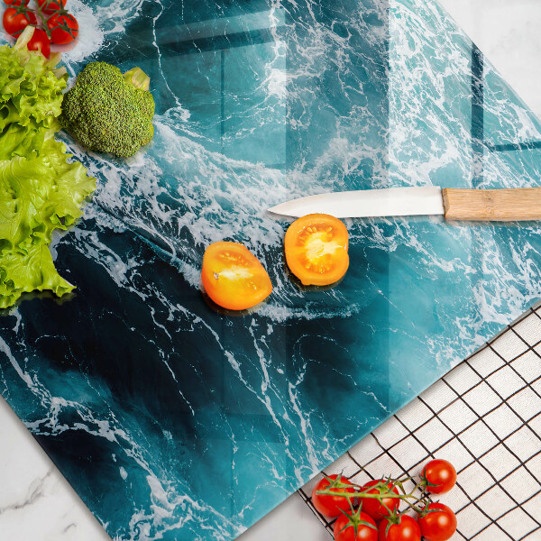 Deska do kuchni Spieniona fale wody