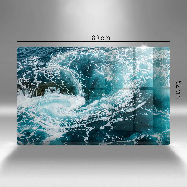 Deska do kuchni Spieniona fale wody