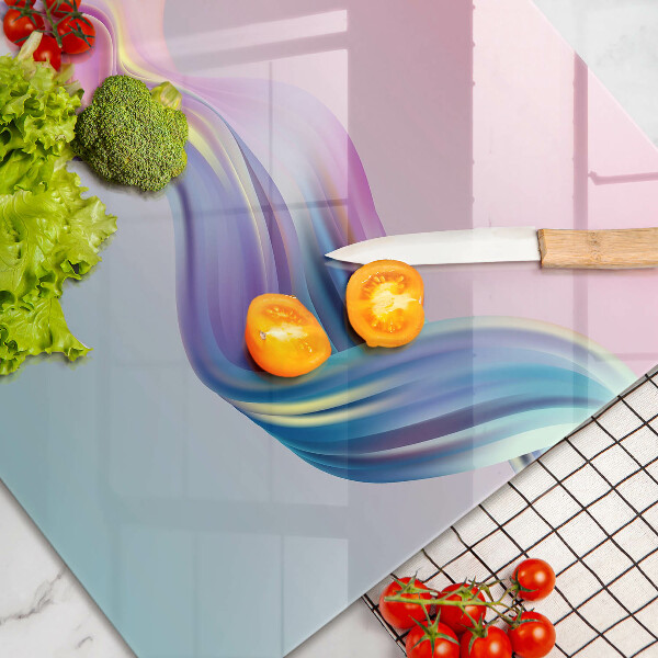 Szklana deska do kuchni Pastelowa abstrakcja