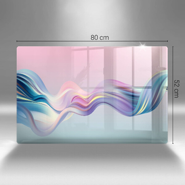 Szklana deska do kuchni Pastelowa abstrakcja