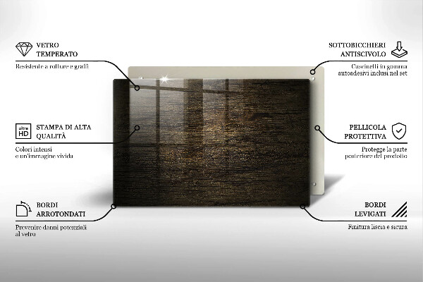 Deska do kuchni Tekstura drewna kora