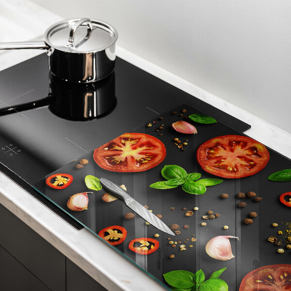 Deska do kuchni Pomidory i przyprawy