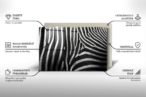 Deska do kuchni Paski zebra