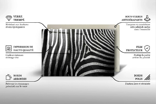 Deska do kuchni Paski zebra