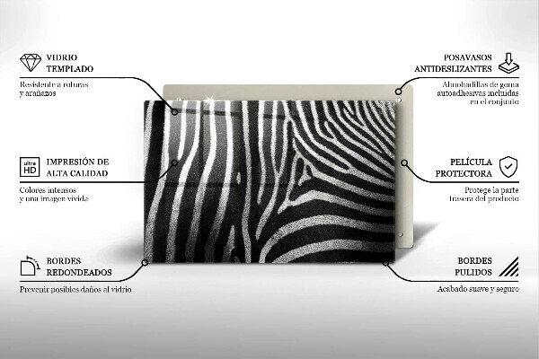 Deska do kuchni Paski zebra